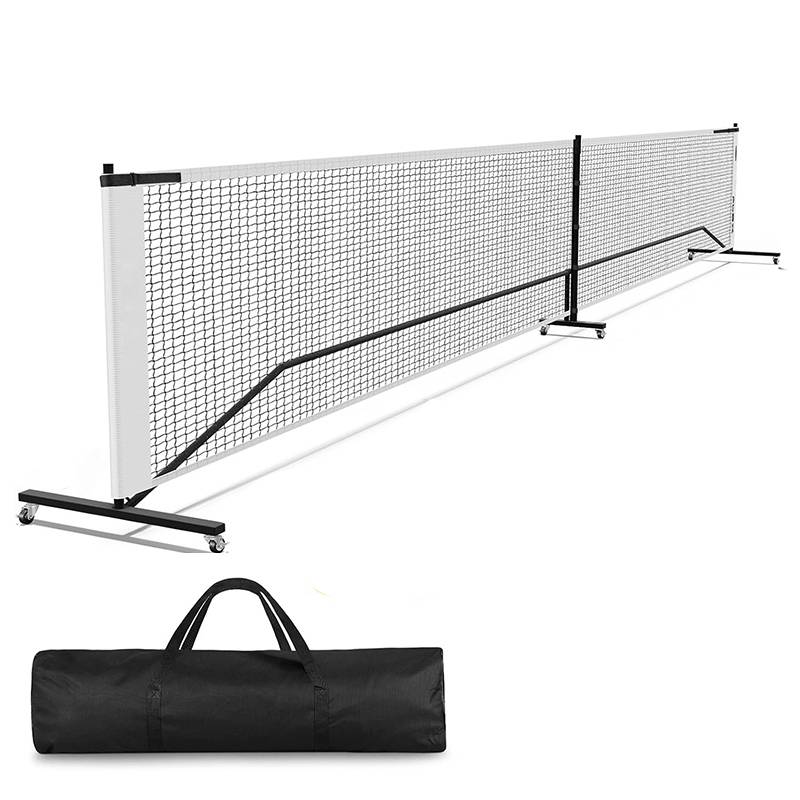White Pyk ball network with pulleys-gifted storage bag